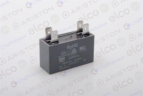 CAPACITOR 3uF- ARISTON & CHAFFOTEAUX