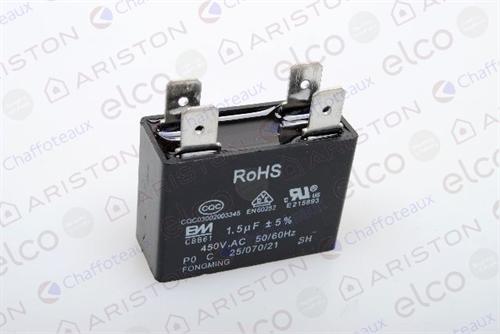 CAPACITOR 1,5uF- ARISTON & CHAFFOTEAUX