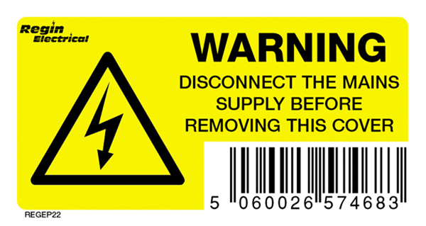 Elec. Disconnection Label (8)