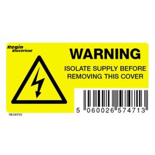 Elec. Isolate Supply Label (8)