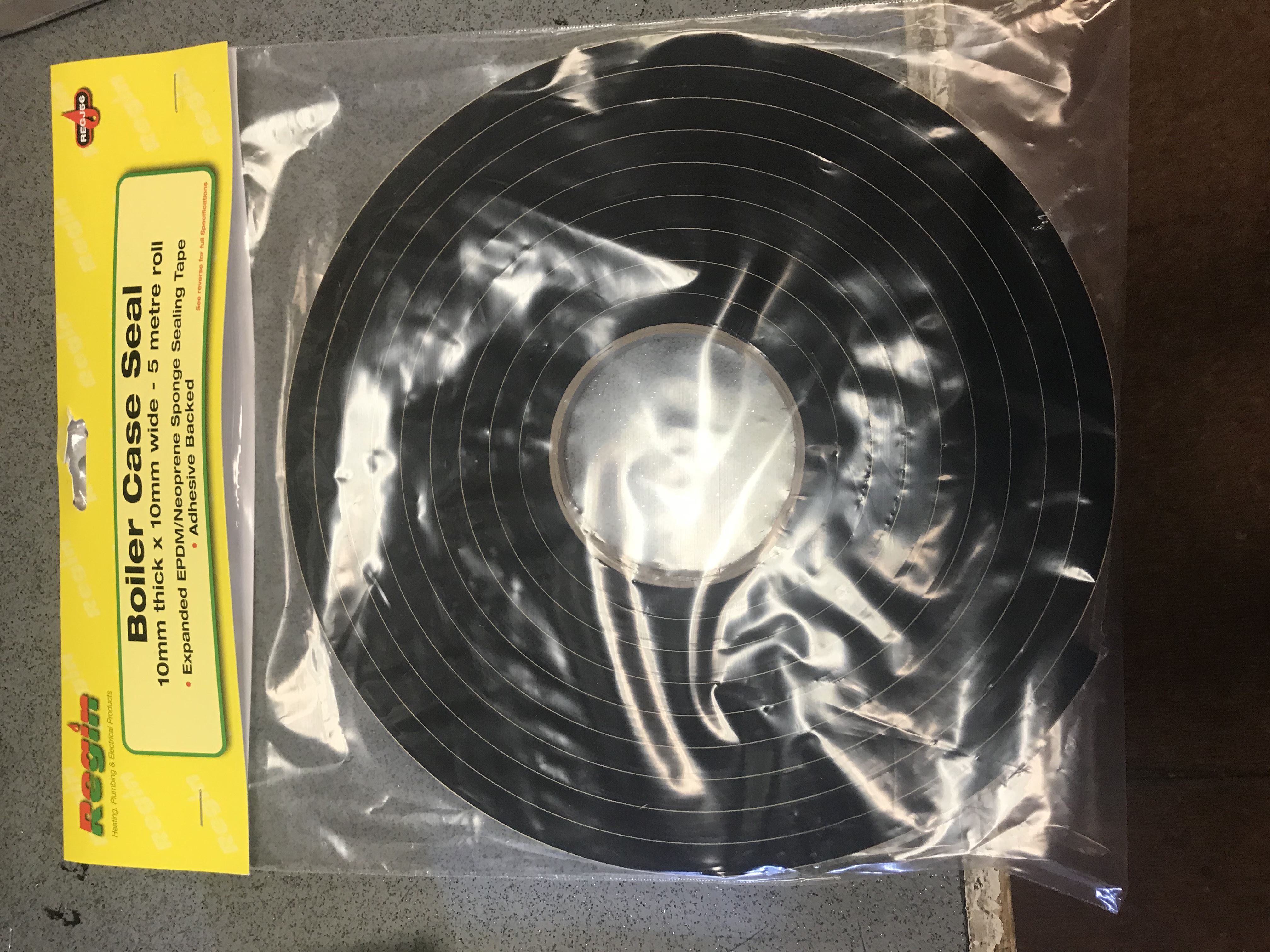 Boiler Case Seal - 10mm thick x 10mm wide x 5m