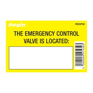 Gas Valve Location Sticker (8)