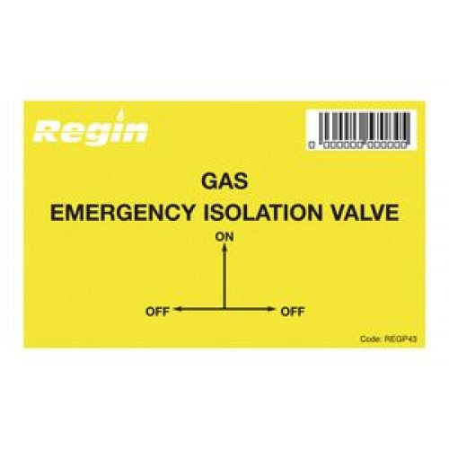 Gas Isolation Valve Sticker (8)
