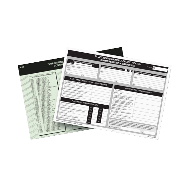 Flue/Fireplace Commissioning Certificates
