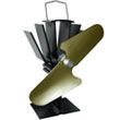 Heat Powered Stove Fan - Gold Blade