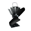 Heat Powered Stove Fan - Black Blade