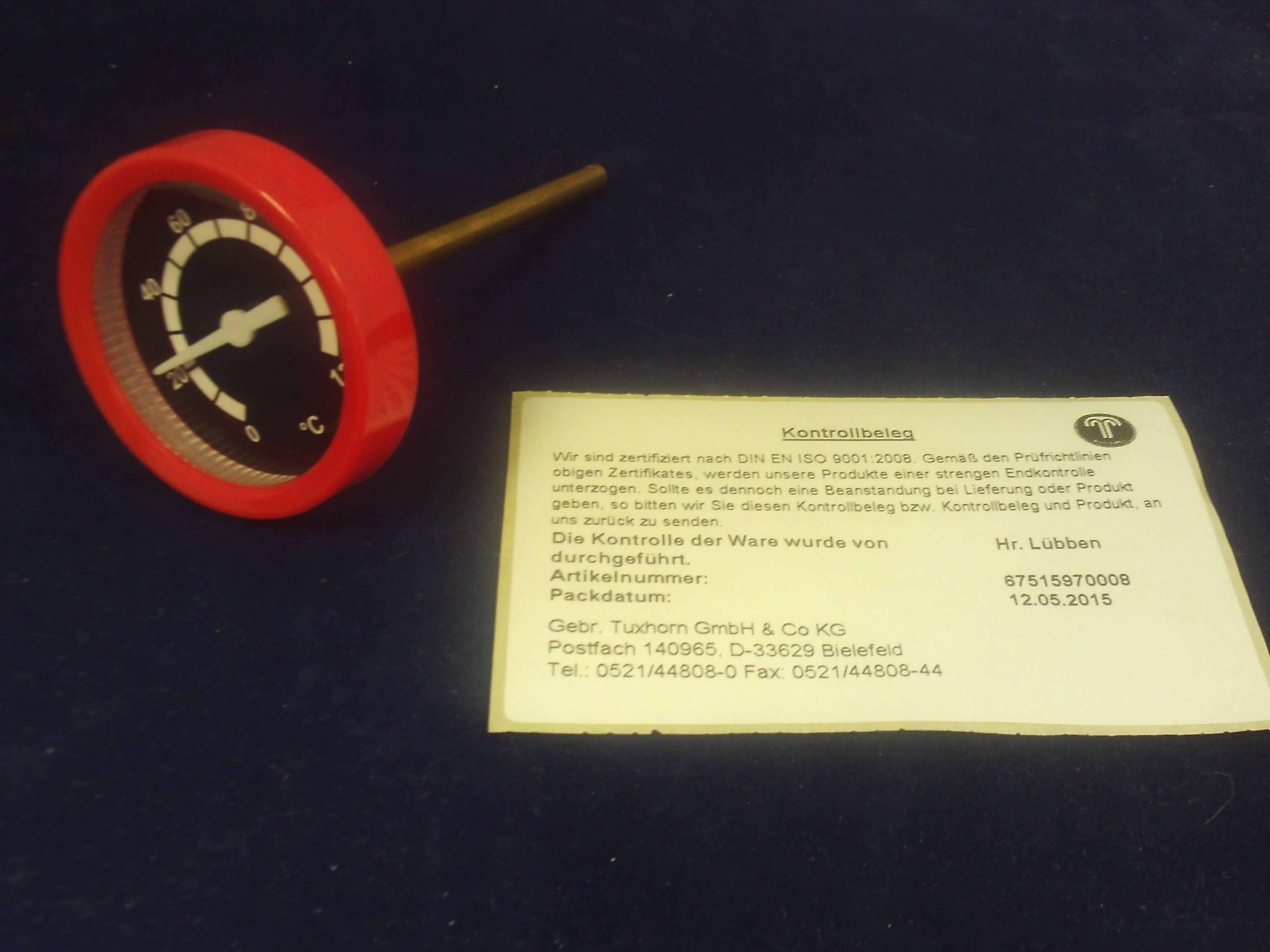 THERMOMETER (10 AND 20) RED