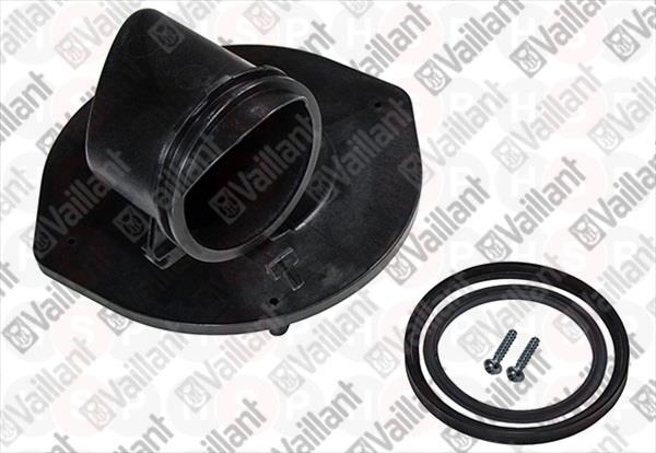 Adapter, flue gas