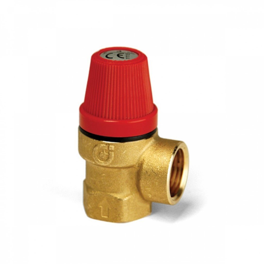 Pressure relief valve 6 bar 1/2'' FxF