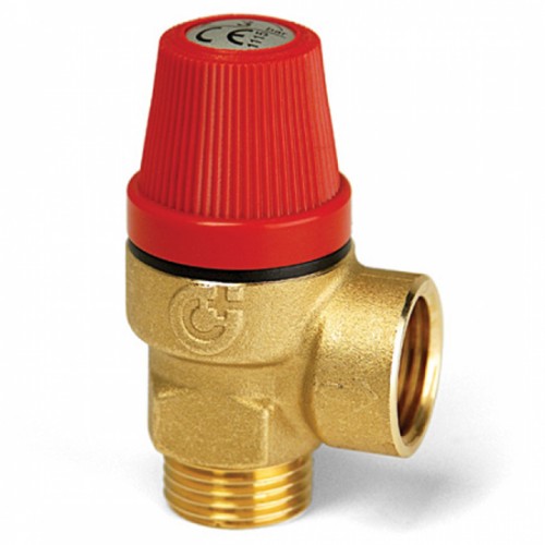 Pressure relief valve 6 bar 1/2'' MxF