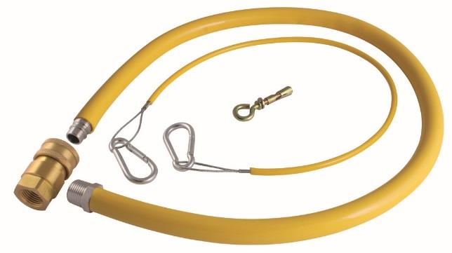CATERING HOSE 1000MM x 3/4 Quick Release cooker hose