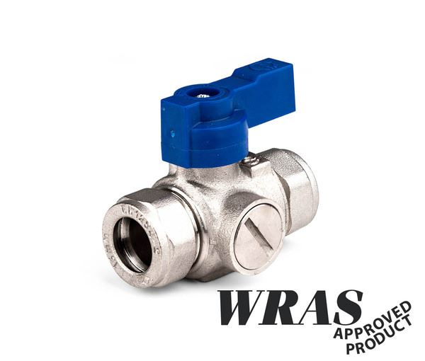 FLOW REGULATION Wonder Valve 22mm Isolation Ball Valve (2 part item)