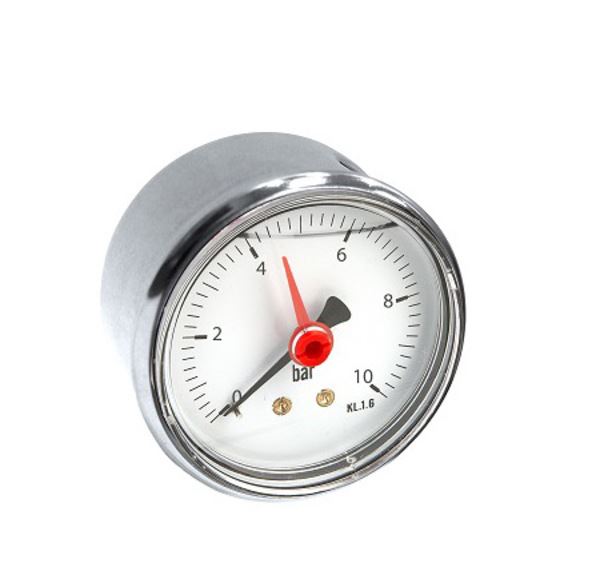 GAUGES 6 Bar Pressure Gauge Glycerine Filled 63mm Dial 1/4'''' Back Connection