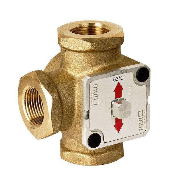 BIOMASS 1'''' TD Thermal diverting valve (divert setpoint temperature 55C)