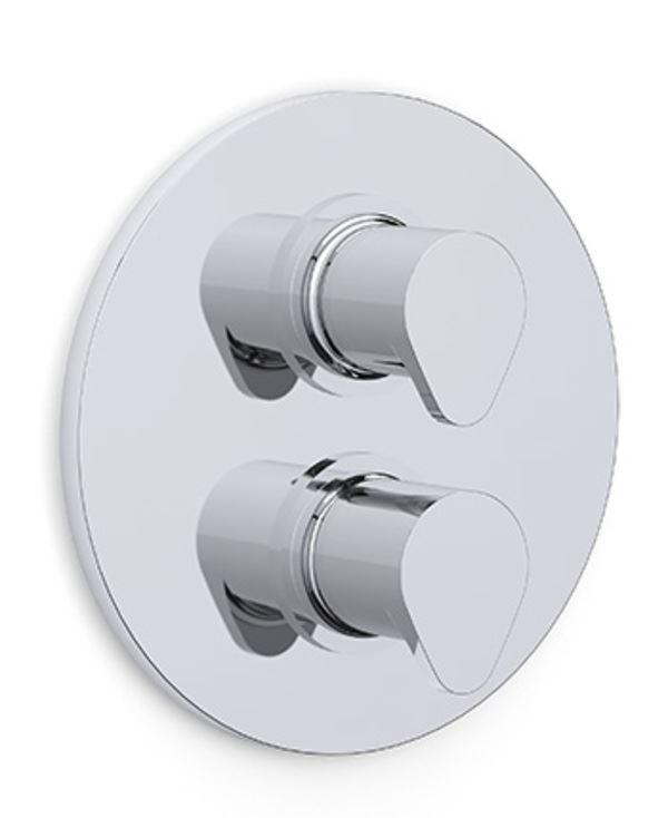 Enzo thermostatic concealed single outlet shower