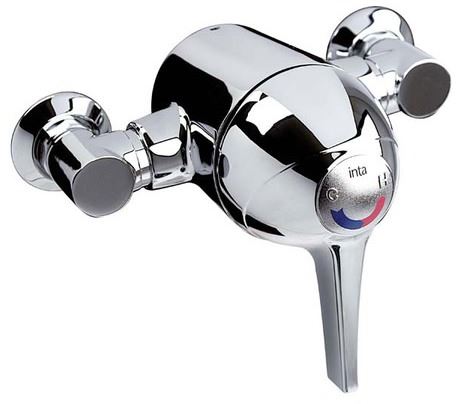 Acura Exposed Thermostatic Sequential Control Shower Valve With Bottom Outlet Only