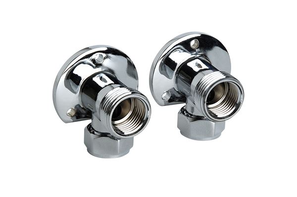 Wall Mounts for use With Bar Shower Valves (Pair) - ISA