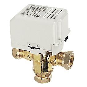 DRAYTON MA1/779-3 28MM MID-POSITION VALVE AND ACTUATOR