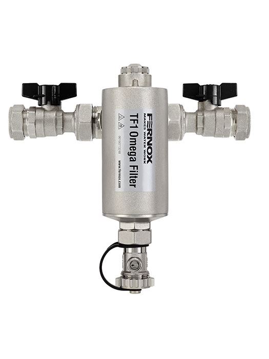 FERNOX TF1 OMEGA FILTER (28MM WITH VALVES)