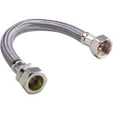 15MM X 1/2" BSP FLEXI TAP CONNECTOR - 500MM (10MM BORE)