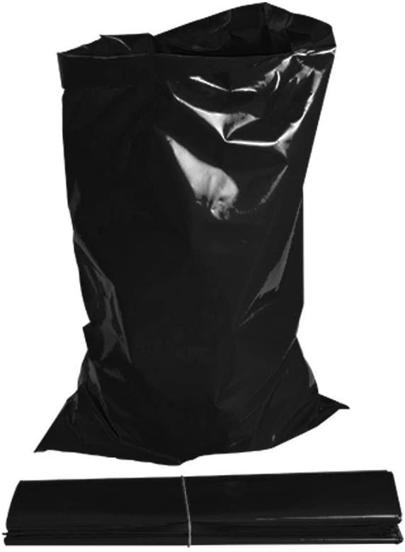 100 HEAVY DUTY BLACK RUBBLE SACKS