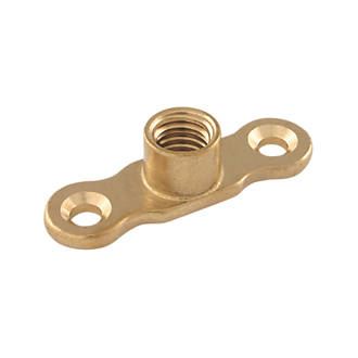 DIE CAST BRASS BACKPLATE FEMALE M10 ***1000 TO A BOX***