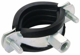 RUBBER LINED CLIP 26MM - 31MM ***180 TO A BOX***