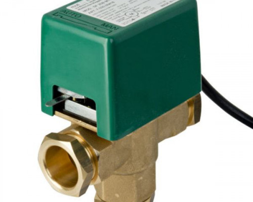 22mm Solar 3 port diverter valve 5 wire (with auxiliary switch)