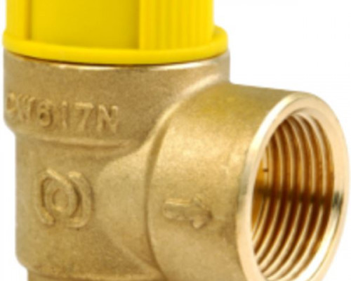 ½" 6 bar solar safety relief valve
