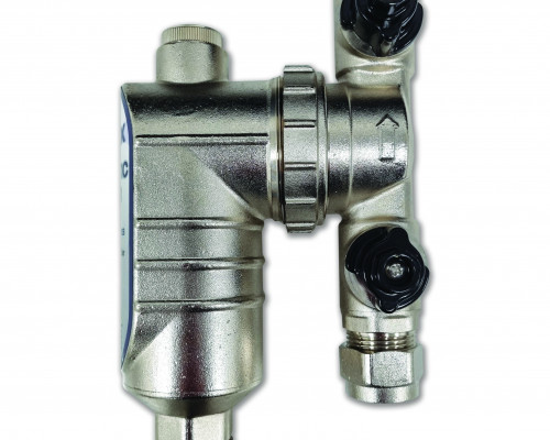 ONYX 22MM BRASS MAGNETIC FILTER WITH VALVES