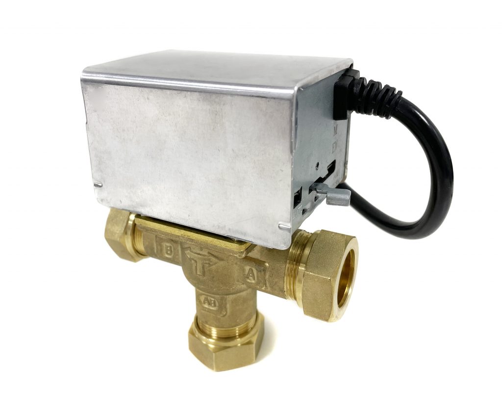 3 Port 22mm Diverter Valve