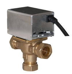 Neomitis 22mm 3 Port Motorised Mid-Position Valve
