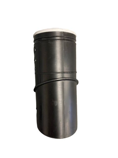 Flue pipe (end piece) DN 60, black