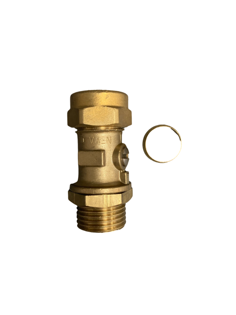 ISOLATOR VALVE 15MM-ONE C/NUT