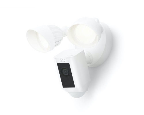 Ring Floodlight Cam Wired Plus - White