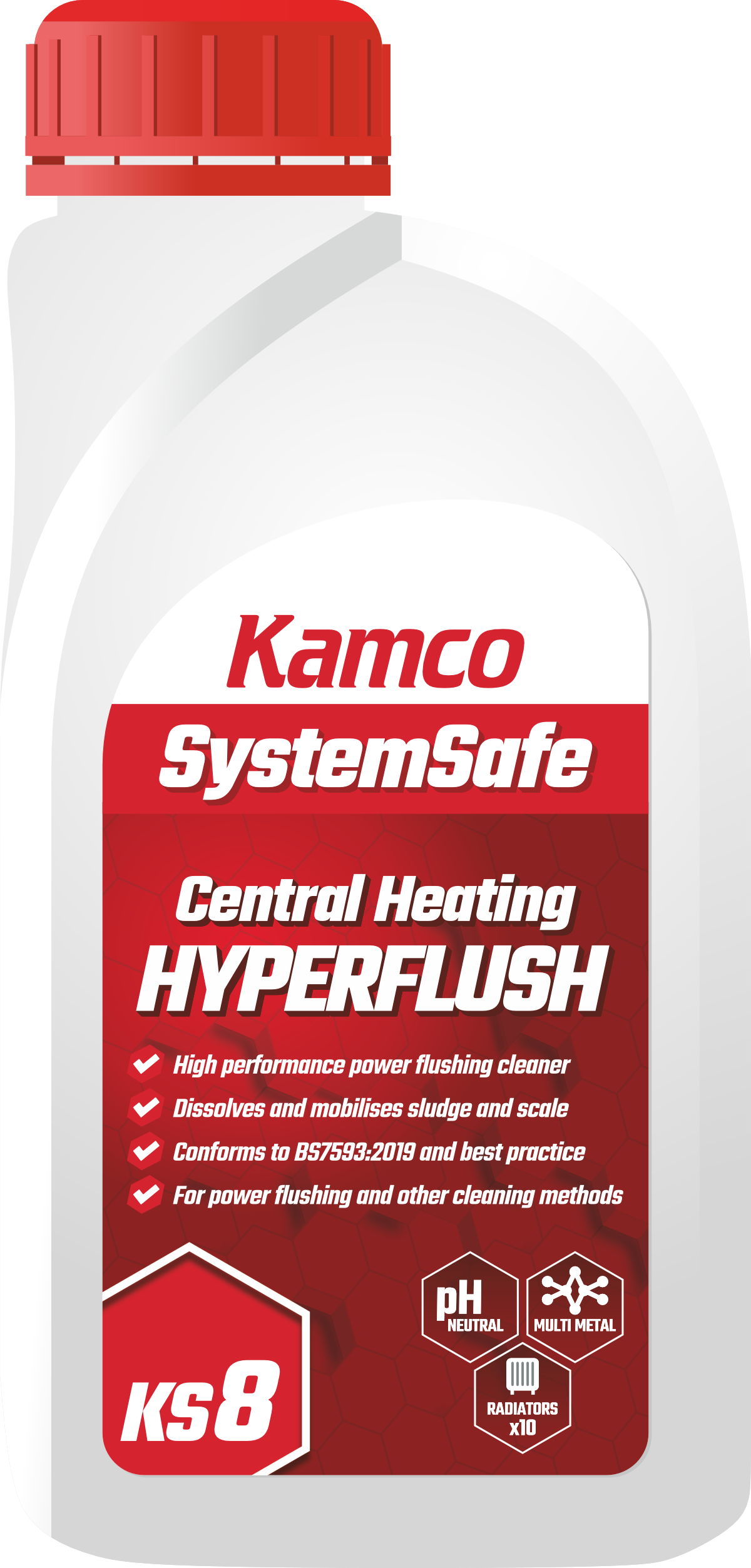 SystemSafe KS8 Hyperflush Powerflushing Cleaner 500ml