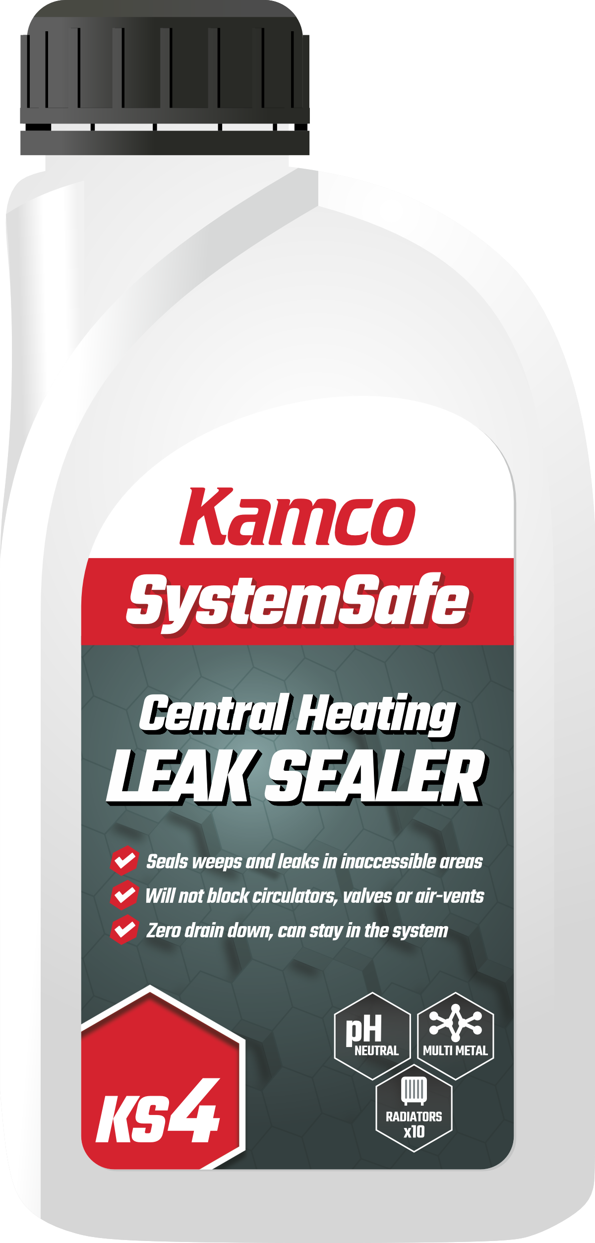 SystemSafe KS4 Central Heating Leak Sealer 500ml