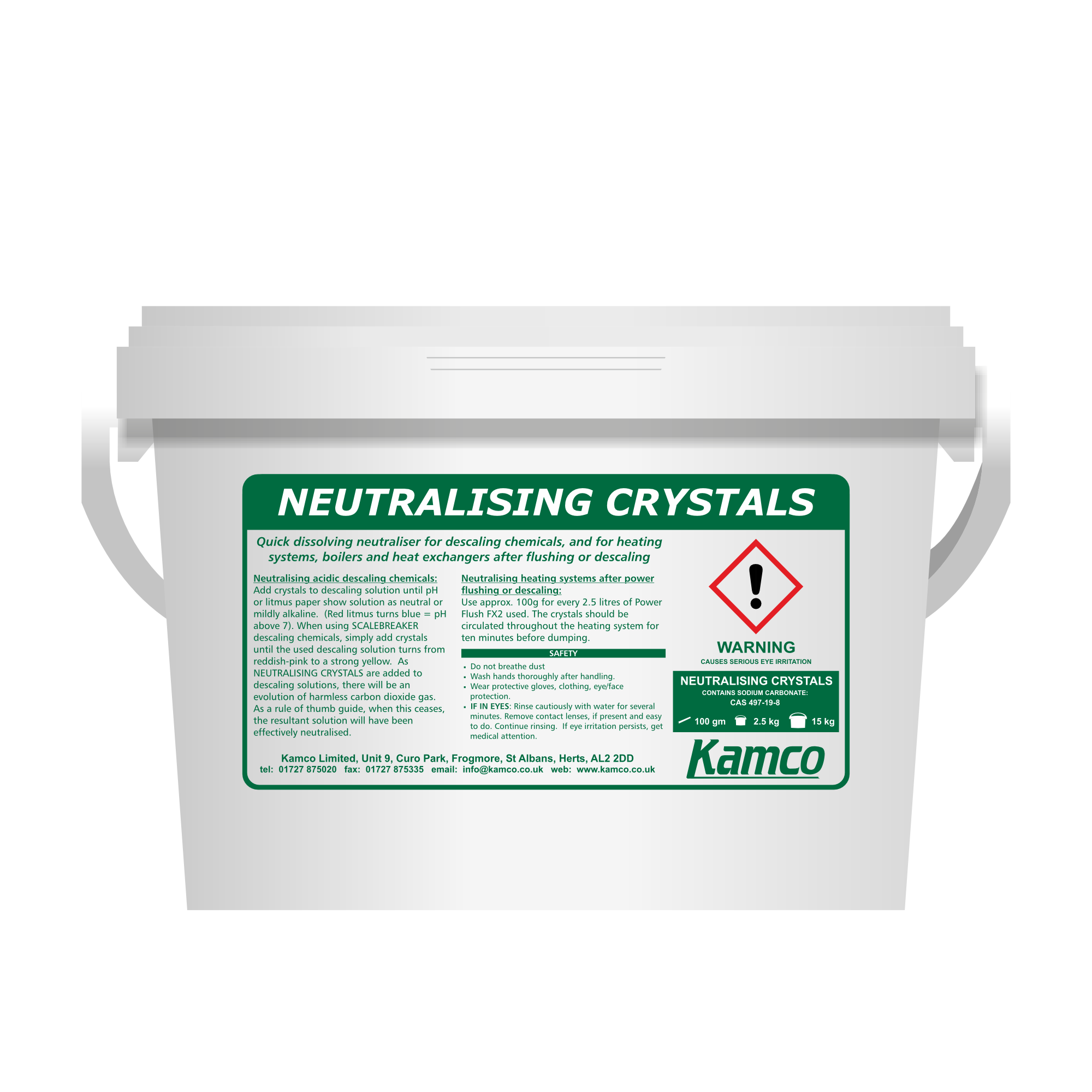 Neutralising Crystals 15kg