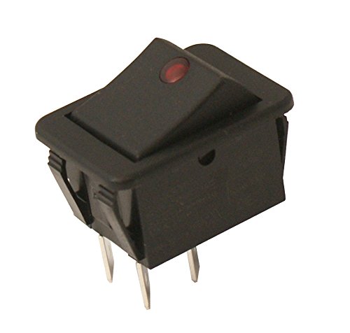 On/Off Double Pole Switch (Neon, 4 Terminal)