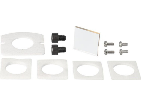 Glass inspection c/w gasket 32x32x3mm and screws