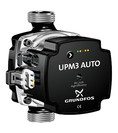 GRUNDFOS UPM3 AUTO 15-70 ERP 1" BODY WITH WIRE AND WASHERS