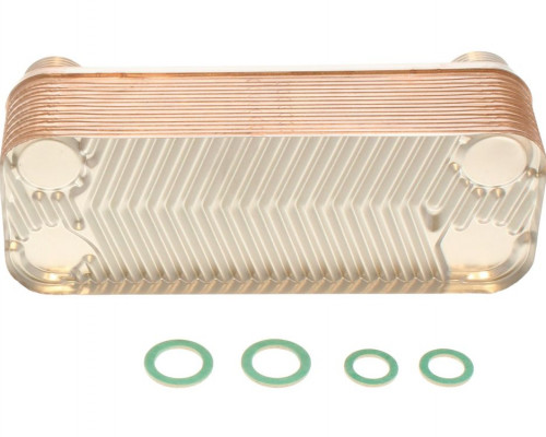 HEAT EXCHANGER -  DHW - 16 PLATE